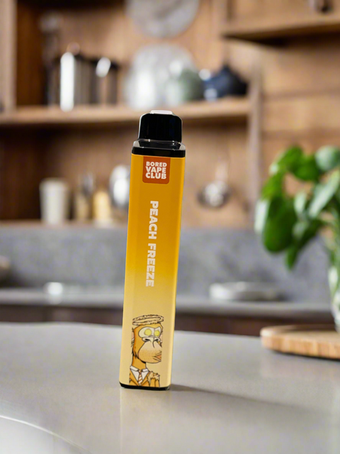 Bored Vape Club Ape Bar – Peach Freeze Flavor | Rechargeable 3500 Puff Vape
