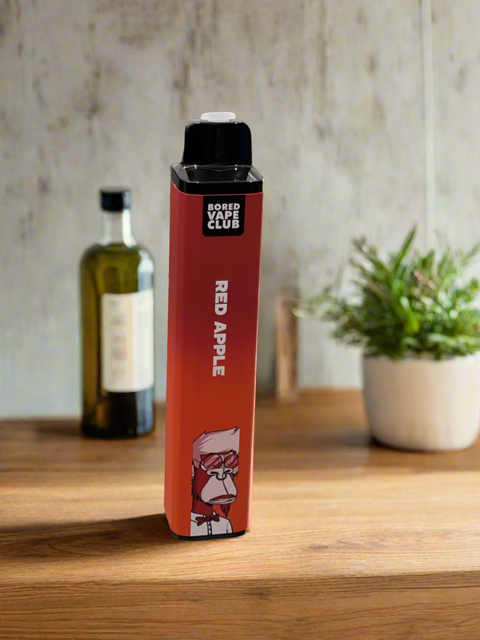 Bored Vape Club Ape Bar – Red Apple Flavour | Rechargeable 3500 Puff Vape